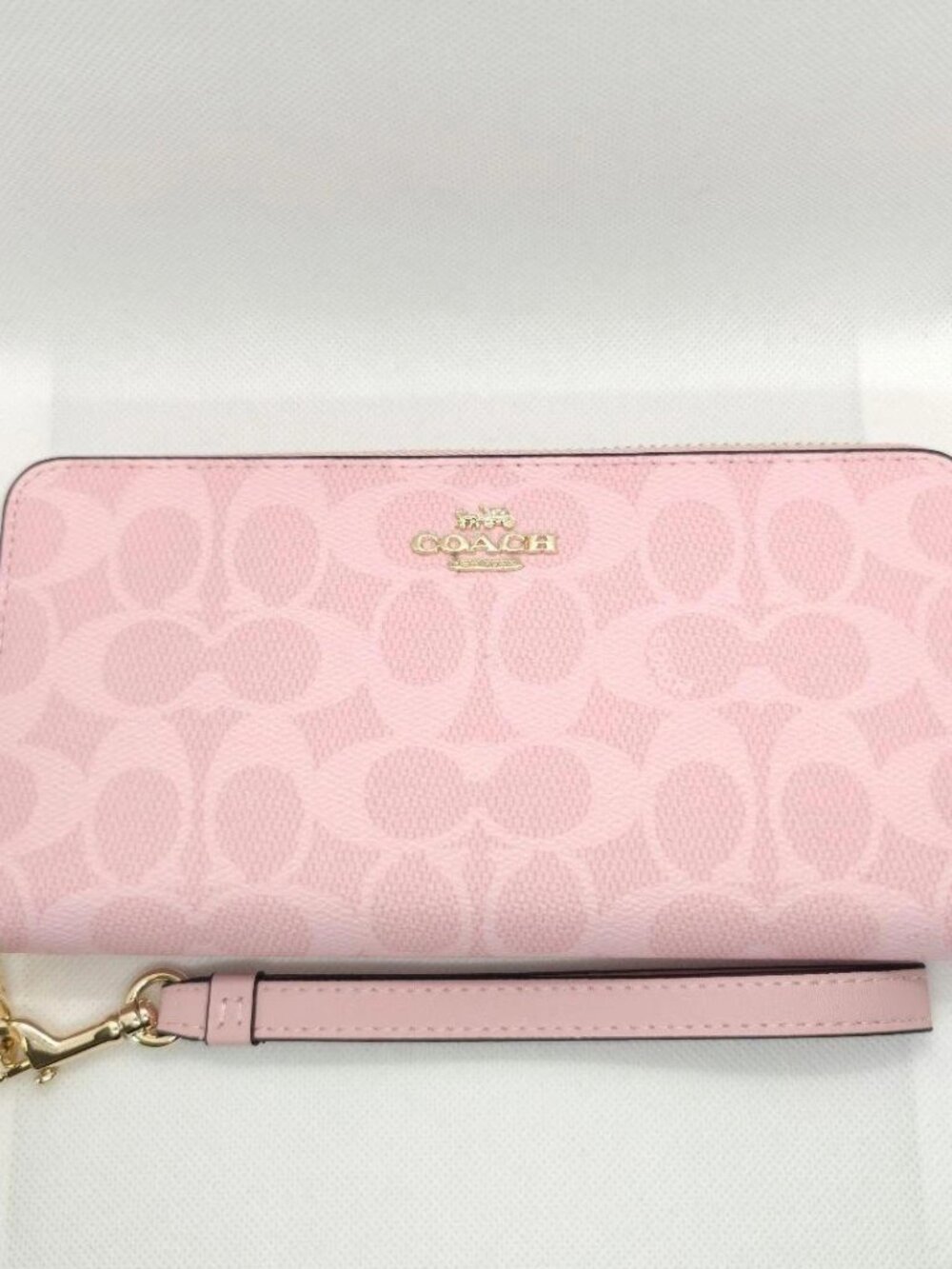 NWT COACH CY694 Teri Shoulder Bag Signature Canvas Cherry Print Tan Brown Outlet